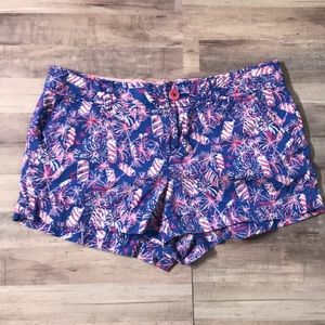 Lilly Pulitzer Cherry Bomb Walsh Shorts